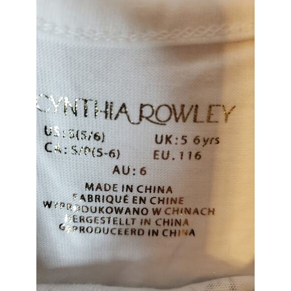 Cynthia Rowley Cinch Back Holiday Gown Long Sleeve Tee, NWT, Girls S - Picture 5 of 6